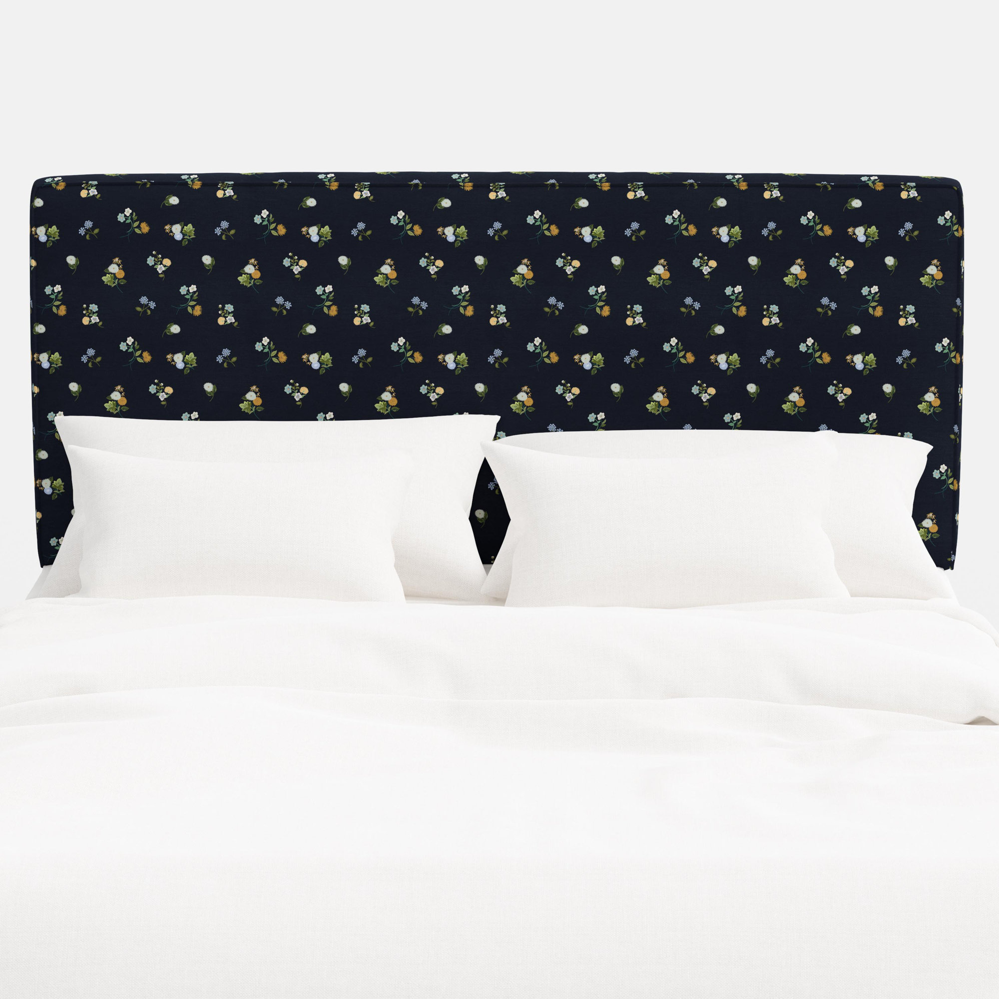 Elly Headboard, Navy, Queen