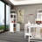 Large Capacity Multifunctional Bamboo Bathroom Storage Cabinet