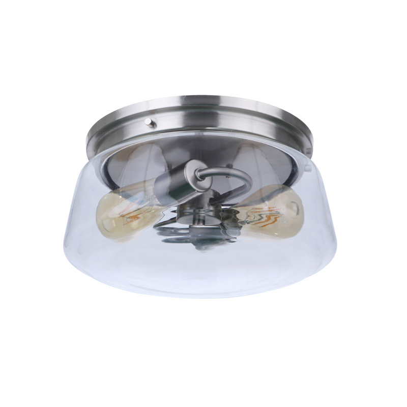 Plafonnier encastré d'extérieur Ammadis, Aluminium satiné