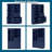 Extra Tall 75" Freestanding Buffet Cabinet With Hutch - Maximized Storage, 4 Drawers & Glass Doors-1457141641