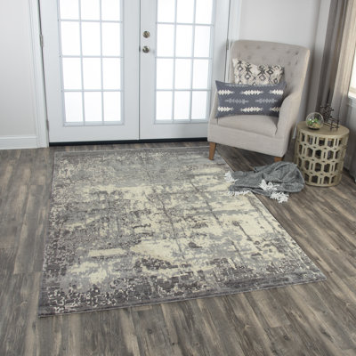 Wool Abstract Indoor Rug