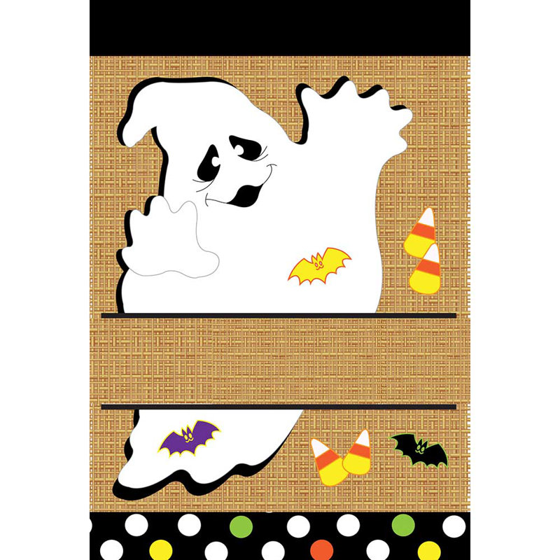 Drapeau de jardin en chenille 18 po x 13 po Chenice