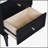 Solid Wood Frame Bathroom Storage Cabinet with 2 Drawers