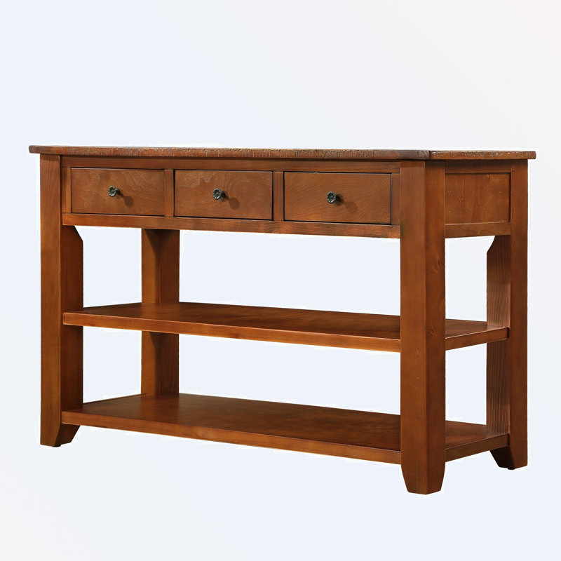 Console Aididam Modern, Brun clair, Brun clair