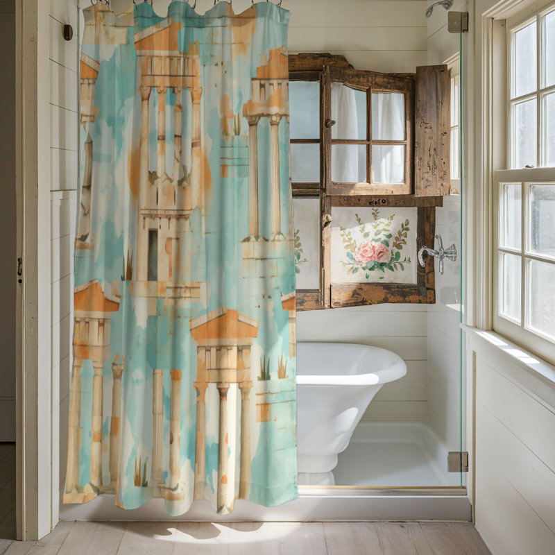 Ahnalise Shower Curtain, 74"H x 71"W