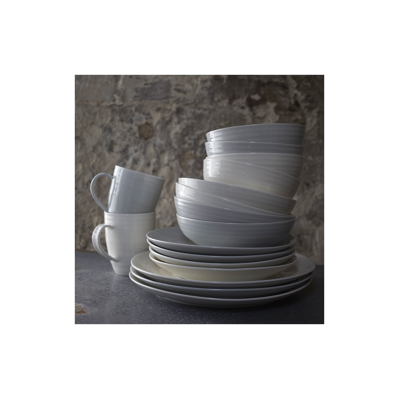 Canvas Home Daniel Smith Porcelain Cereal Bowl 26oz, Ivory