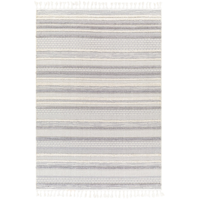 Tapis gris Claremore, Tapis de couloir 2 pi 7 po x 7 pi 3 po