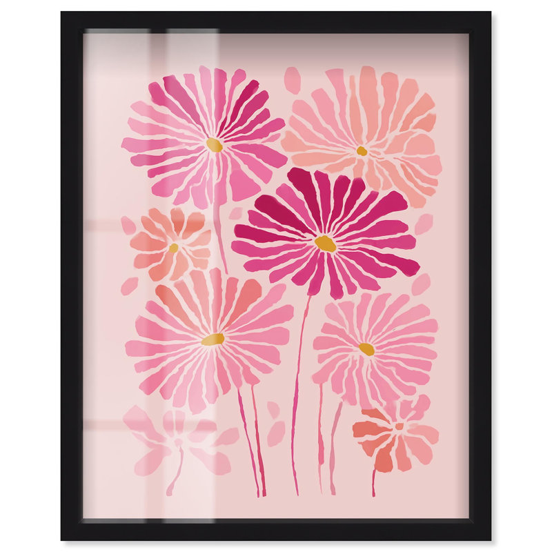 «Wall Garden III Boho Decor Shadowbox» par Art Remedy, Noir, H 21 po x l 17 po
