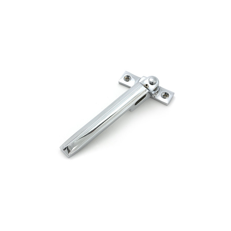 Art Deco Night-Vent Locking Fastener, Polished Chrome