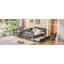 Lit superposé simple au-dessus de double en bois avec lit gigogne simple Wood-1317950654