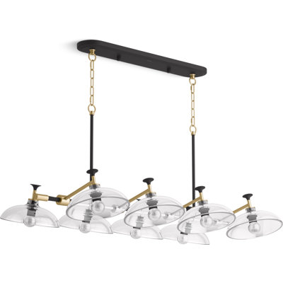Tone™ 41" Eight-Light Chandelier