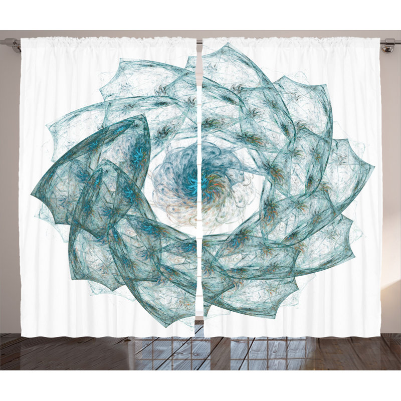 Semi Sheer Curtain Pair, 54" x 108"