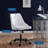 Designate Swivel Vegan Leather Office Chair-377911909