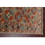 Tapis de couloir brun / vert / rouille / bleu en laine noué à la main de conception unique 2 pi 8 po x 10 pi