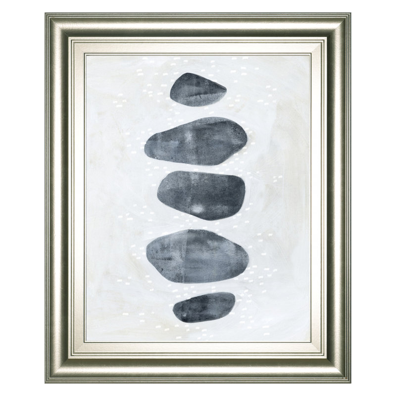 Ensemble d'ardoise ardoise, 22 po x 26 po, cadre argenté