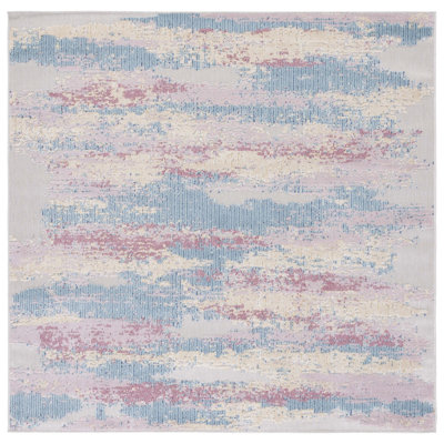 Clerkin Performance Abstract Indoor/Outdoor Area Rug