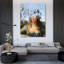 Art sur toile tendue par Trinx Barnes, Victor, titré: Portrait caché III-28320472