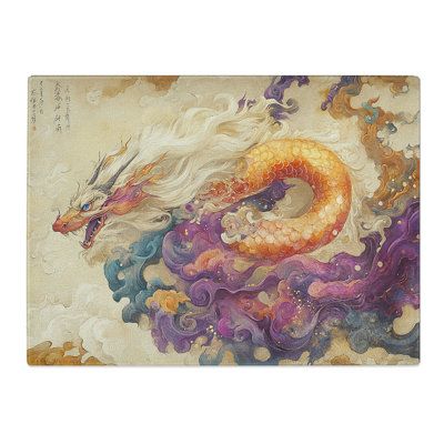 Chinese Dragon Vol.5  Glass Chopping Board