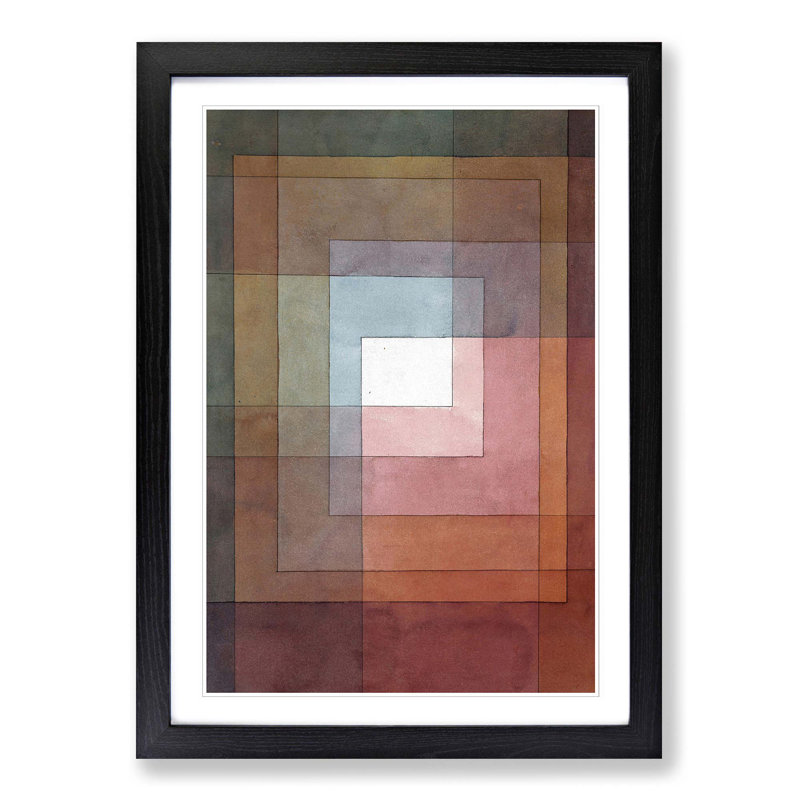 Paul Klee - Single Picture Frame Print, Black