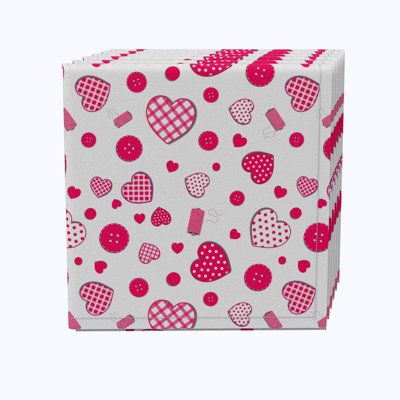 Cotton Twill Geometric Square Napkin