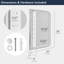 Armoire à pharmacie avec miroir teint-360047569