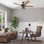 Ventilateur de plafond 52 po avec lumière DEL Lincoln Woods-897900326