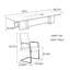 Ensembles de tables de conférence modernes Modern Large-533291895