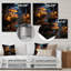 Muschroom Dreamscape Forest I - Art mural fantastique en métal-135950755