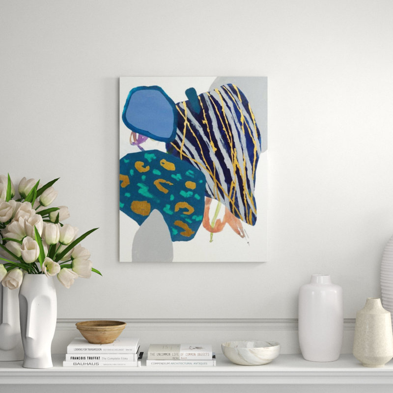 Green Leaves II Print by Sara Brown, Gild Gold, 45" H x 36" W