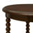Round End Table with Shelf