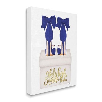 " High Standards Blue Heels " by Amanda Greenwood
