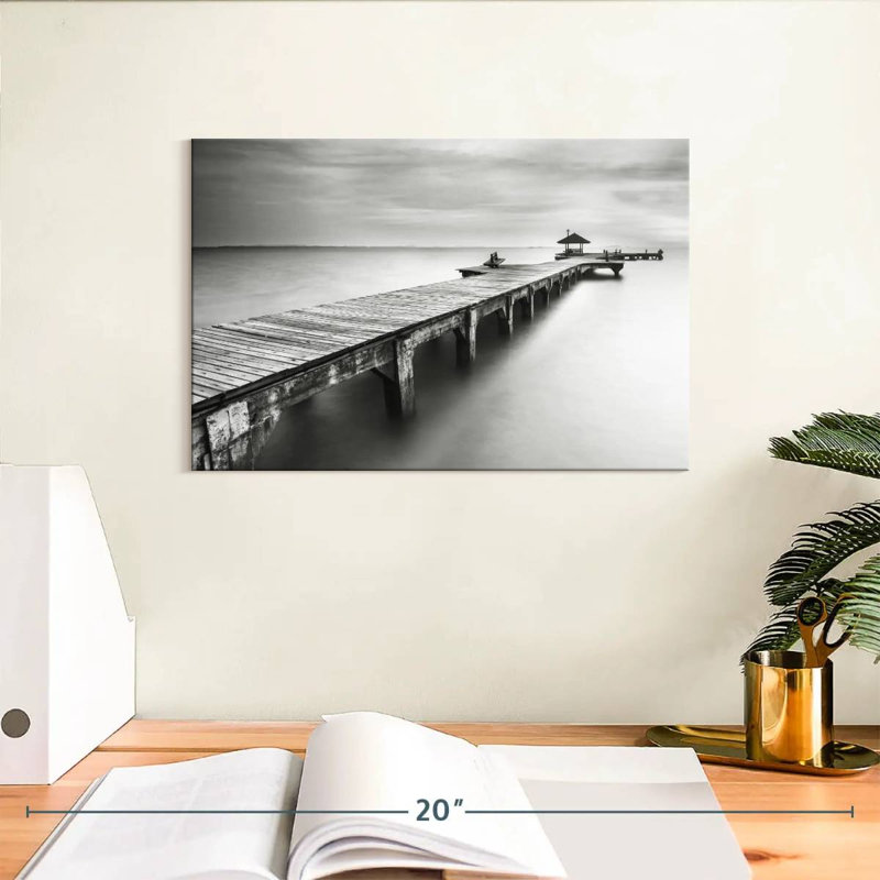 Monochrome beach dock Aletra, H 8 po x l 12 po