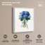 Bouquet bleu Bouquet II Impression acrylique encadrée Décoration de mode moderne par-1905473762-1905473771