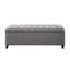Banc de rangement à plateau capitonné Maniscalco-55060043