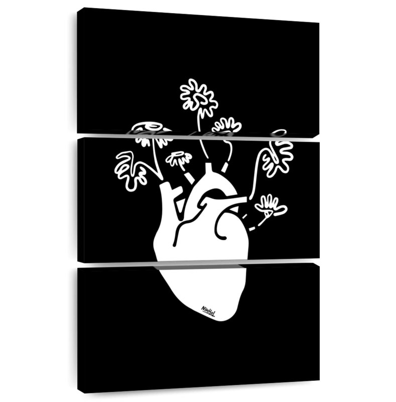 Hardie Blooming Heart, 38" H x 24" W