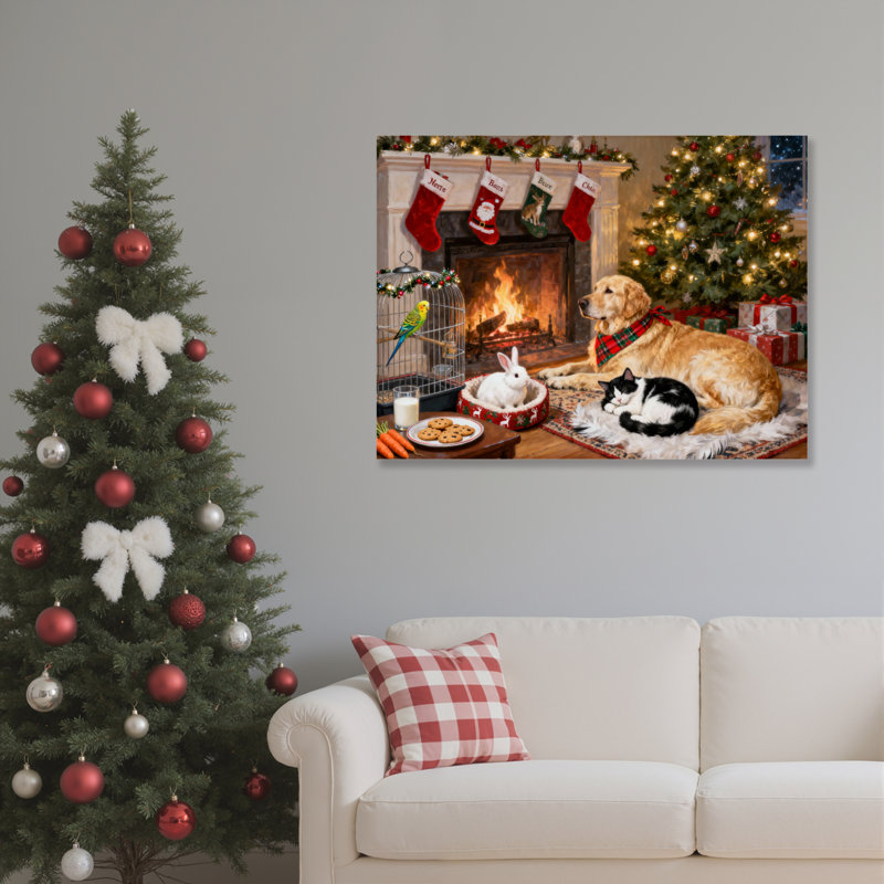 Art animalier sur toile, H 12 po x l 18 po