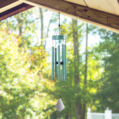 36" Long Tuned Traditional Teal Wind Chime Unique Gifts