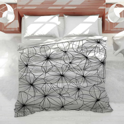 Housse de couette à motif floral