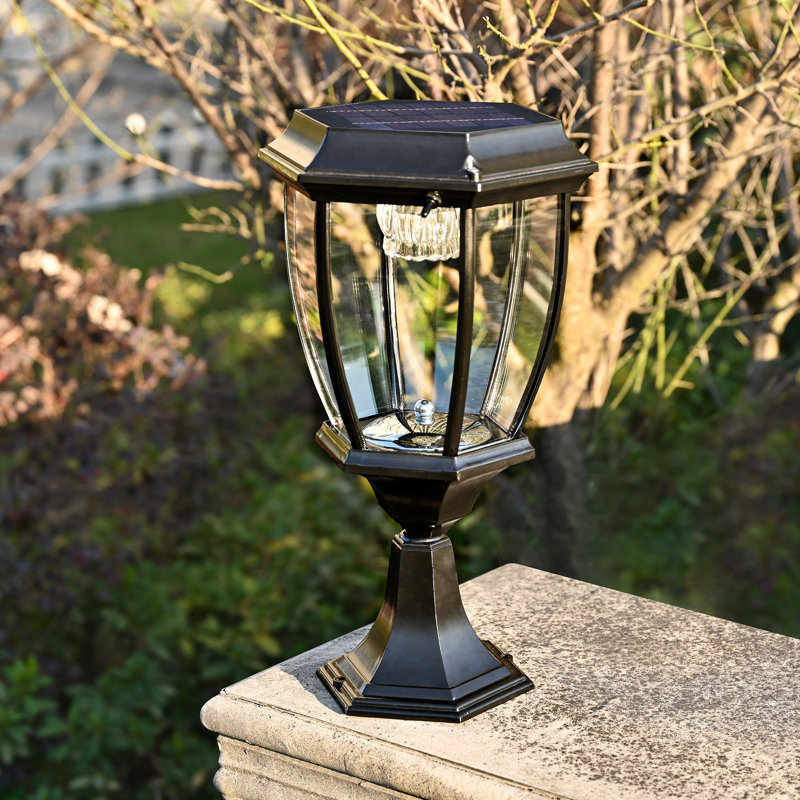Charters Transparent Pier Mount Light, Black
