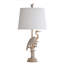 Lampe de table en bois naturel 36 po Adne