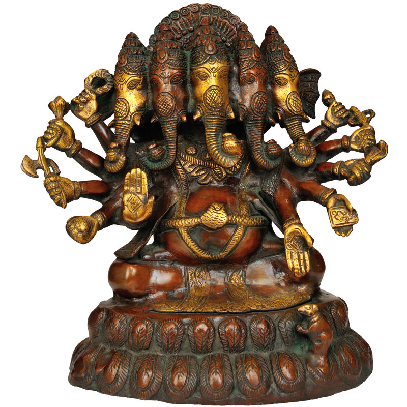Cinq têtes Ganesha