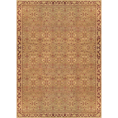 Agra One-of-a-Kind 18'4" X 31'7" 2010s Wool Area Rug in
