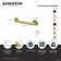 Kingston Brass Laurel 1-1/4 Inch O.D Grab Bar