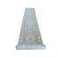 Tapis unique gris clair de 3 pi x 20 pi 1 po