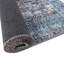 Tapis bleu / gris en chenille de style oriental Gutshall-832188378