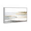 Plage paysage blanc - reproduction d'art sur toile-78397295-78397289