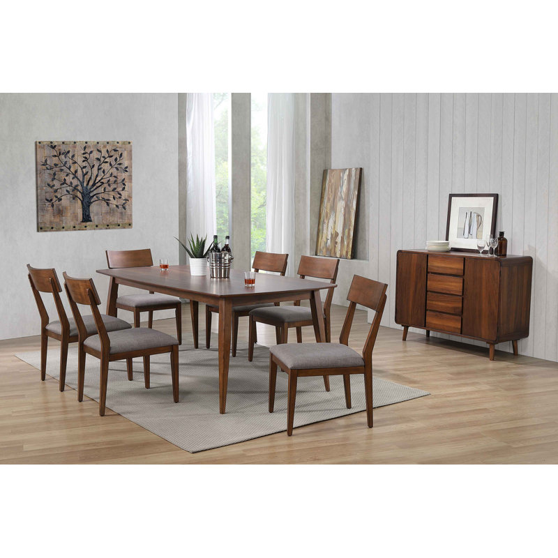 Phyllida 6 - Person Four Leg Dining Set, 30" H x 60" L x 36" W