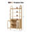 71'' H Arched 6-Tier Storage Bookcase-1476979709
