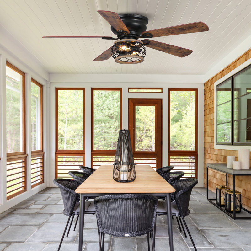 Hadiya 48'' Ceiling Fan with Light Kit