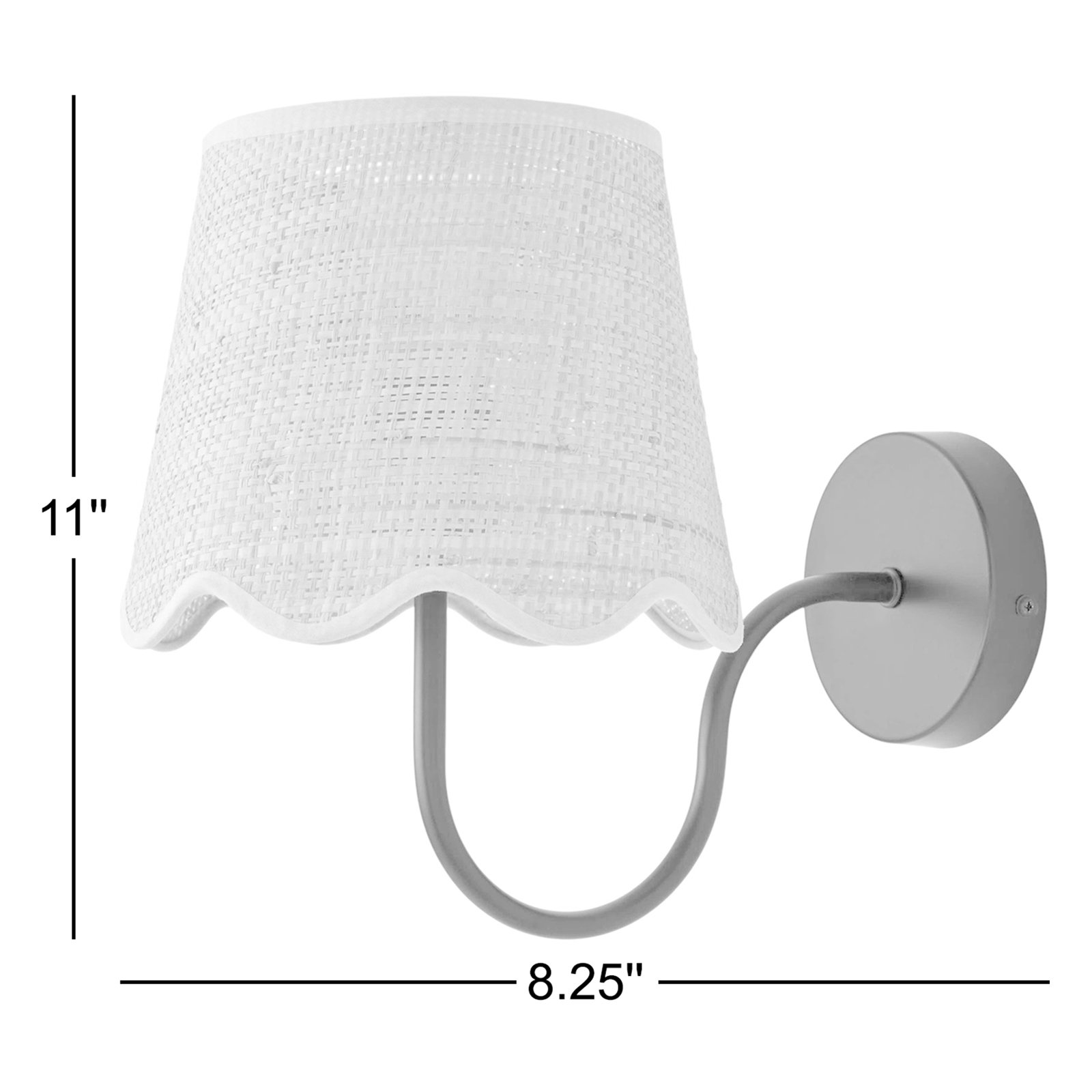Dashiyah Single Light Dimmable Swing Arm Sconce, Matte Black